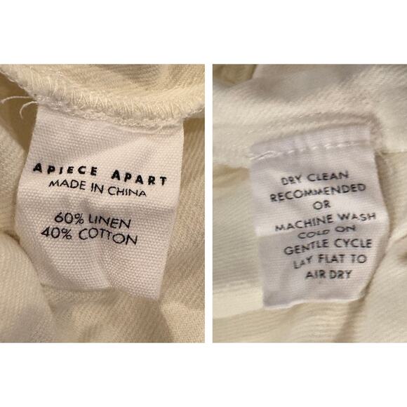 Apiece Apart Maurino Drop Waist Dress Size Small - Picture 12 of 14